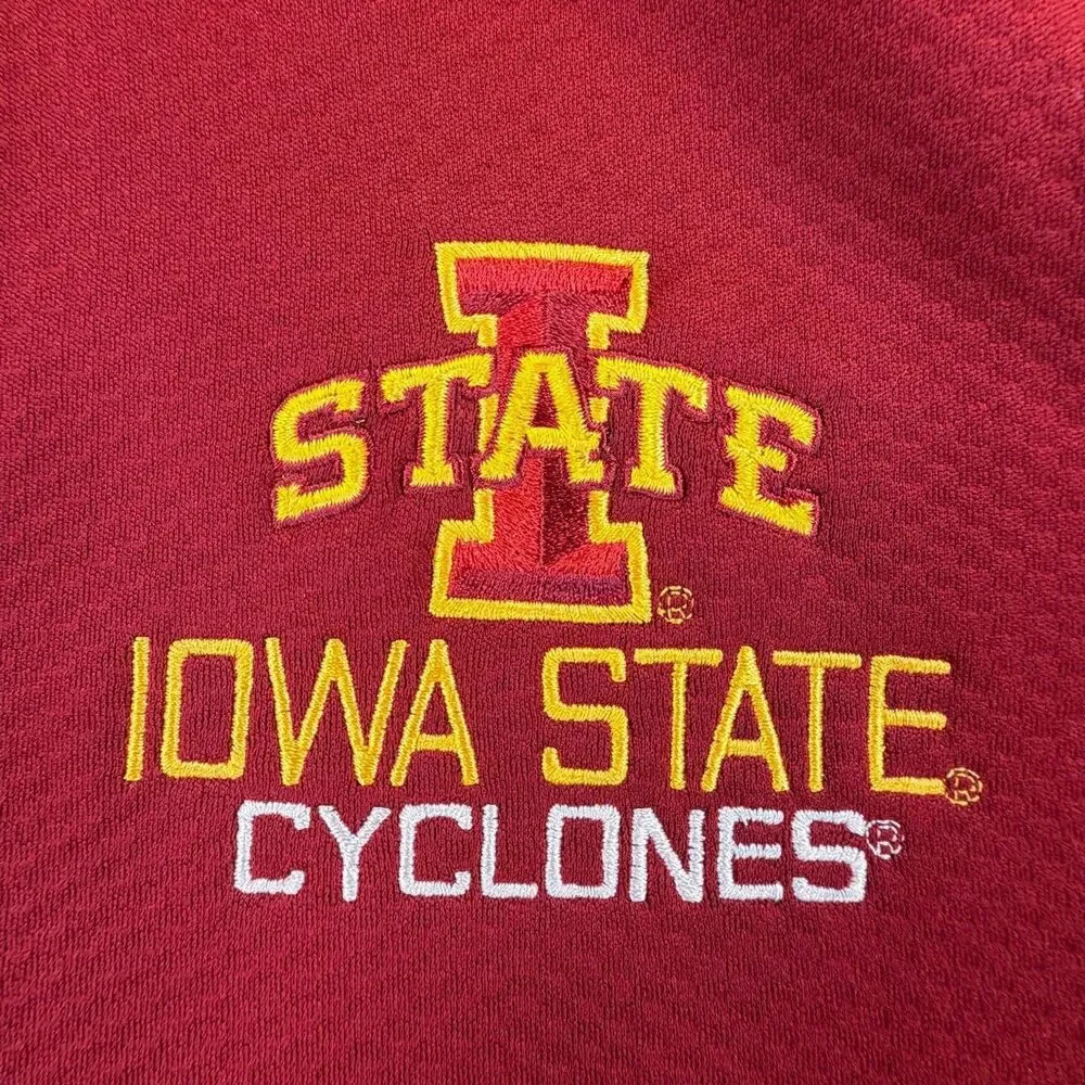 Under Armour Iowa State Cyclones Men’s XL Quarter Zip Fleece Pullover Red